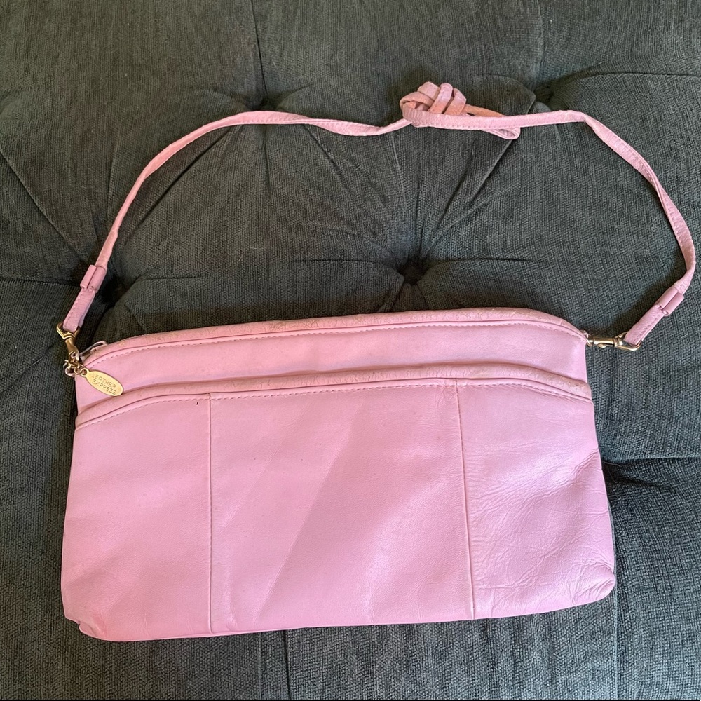 Leather express vintage purse